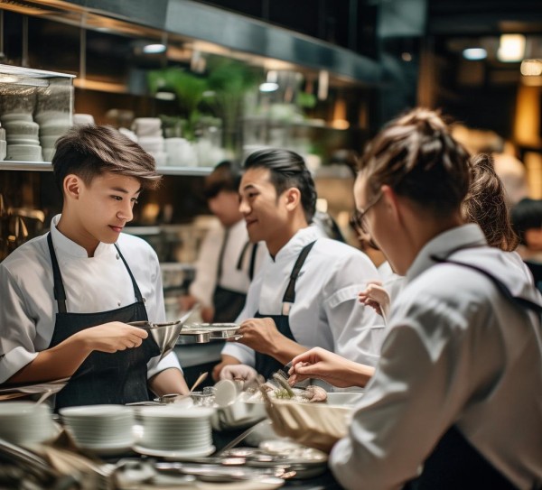 四星酒店，餐饮服务员的工作挑战与解决方案