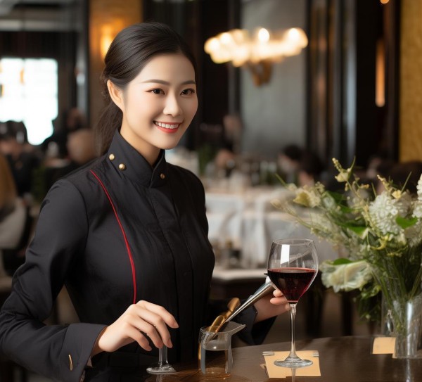 天阜豪逸大酒店餐饮服务员，品质服务，细节之光